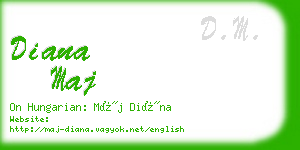 diana maj business card